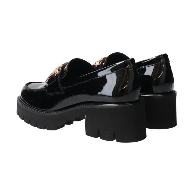 パスクッチ（PASCUCCI）/PASCUCCI◆5．5cmヒール◆チェーンビットタンクソールローファー_9