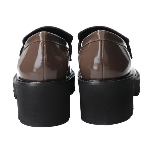 パスクッチ（PASCUCCI）/PASCUCCI◆5．5cmヒール◆チェーンビットタンクソールローファー_18