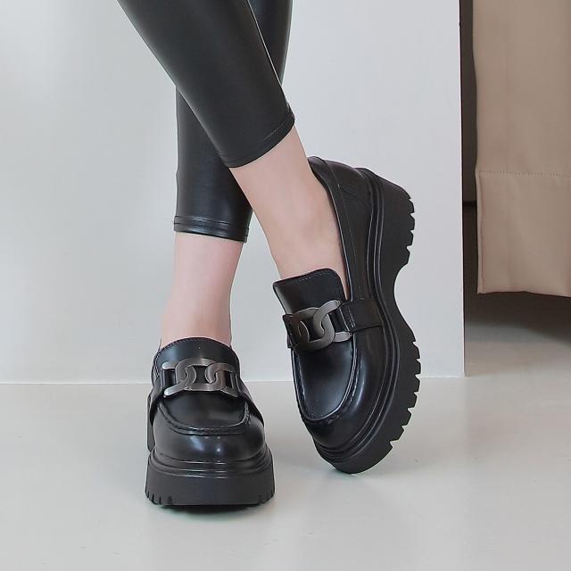 ブリジットバーキンセレクト（Bridget Birkin Select）/bussola◆6cmヒール◆撥水ボリュームソールローファーの通販は