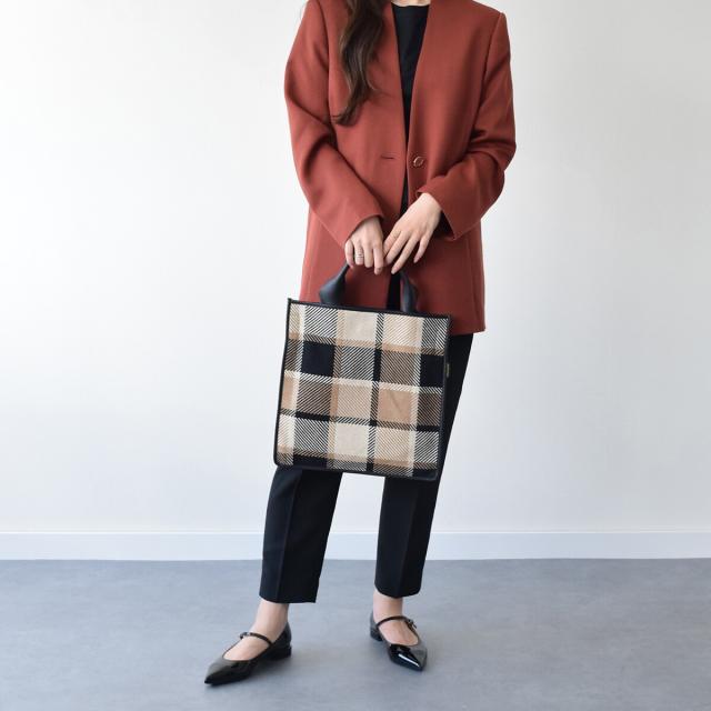 ブリジットバーキンセレクト（Bridget Birkin Select）/arron◆レザーハンドルチェック柄バッグ_1