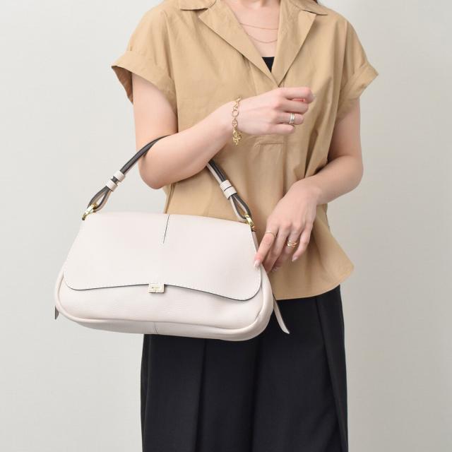 ブリジットバーキンセレクト（Bridget Birkin Select）/LORISTELLA◆レザーフラップハンドバッグ