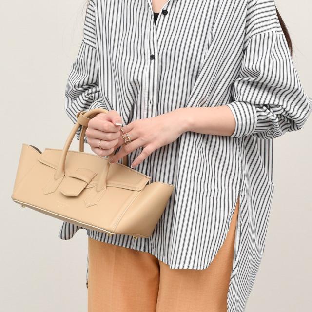 クリスチャンヴィラ（CHRISTIAN VILLA）/CHRISTIAN VILLA◆レザーワイドハンドバッグ