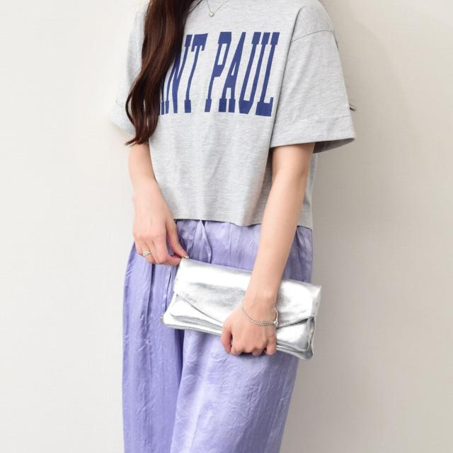 アンドレアカルドネ（Andrea Cardone）/Andrea Cardone◆レザーワイドショルダーバッグ