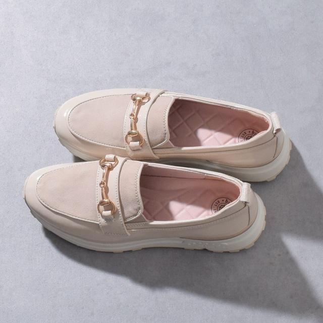 ブソラ（bussola）/bussola ブソラ◆4．5cmヒール◆撥水カジュアルビットローファー