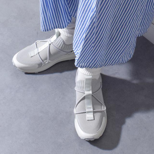 ブソラ（bussola）/bussola ブソラ◆4．5cmヒール◆ニットスリッポンスニーカー