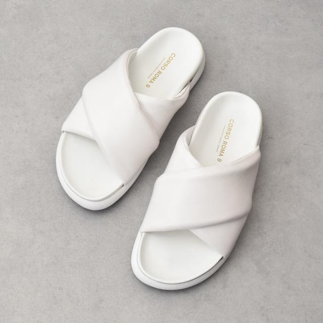 コルソローマ（CORSO ROMA 9）/CORSO ROMA 9◆1．9cmヒール◆クロスベルトフットベッドサンダル_1