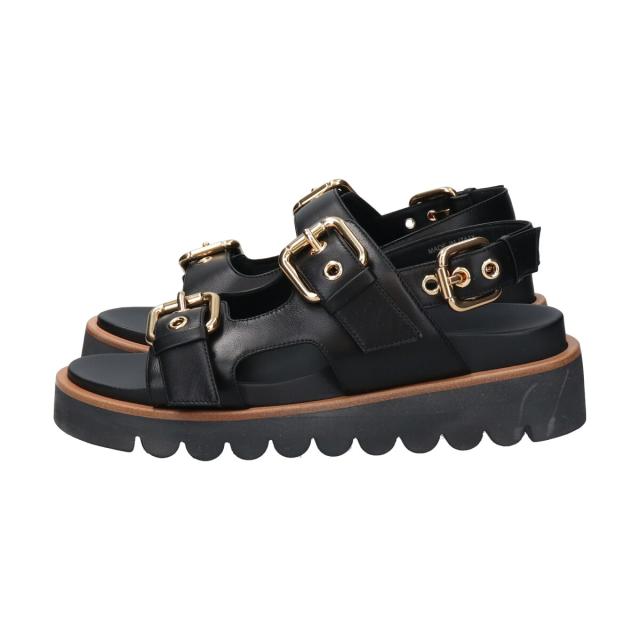 エミレ（EMILE）/EMILE◆5．5cmヒール◆バックル厚底フットベッドサンダル_4
