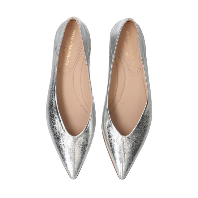 インターショシュール（INTER−CHAUSSURES）/INTER−CHAUSSURES◆1．9cmヒール◆ポインテッドトウサケットバレエシューズ_15