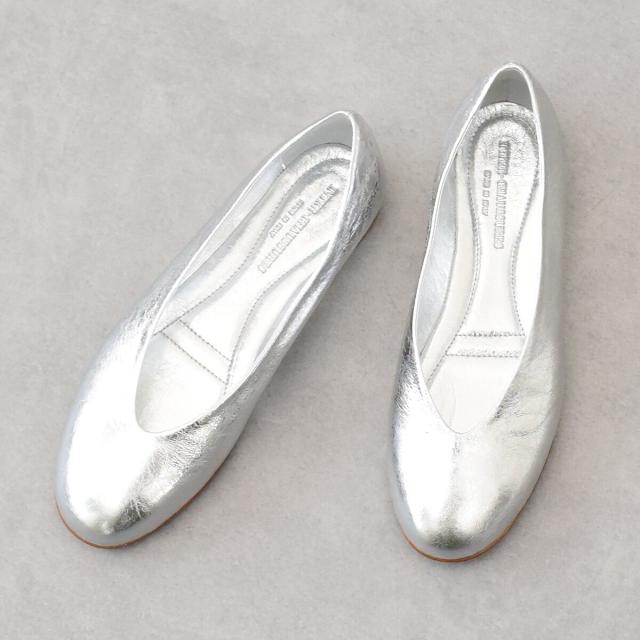インターショシュール（INTER−CHAUSSURES）/INTER−CHAUSSURES◆1cmヒール◆ラウンドトウサケットバレエシューズ_5