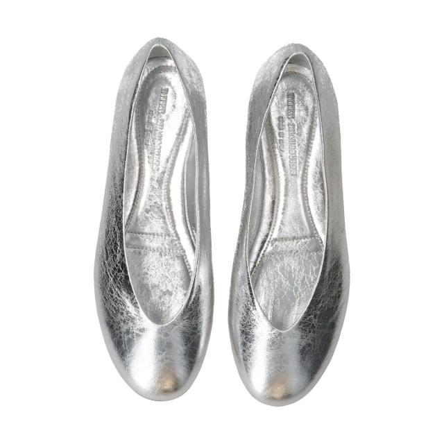 インターショシュール（INTER−CHAUSSURES）/INTER−CHAUSSURES◆1cmヒール◆ラウンドトウサケットバレエシューズ_15