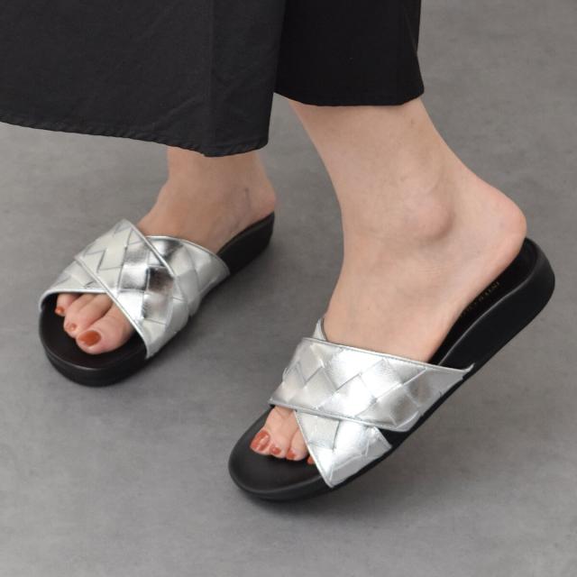 インターショシュール（INTER−CHAUSSURES）/INTER−CHAUSSURES◆イントレチャートクロスベルトサンダル