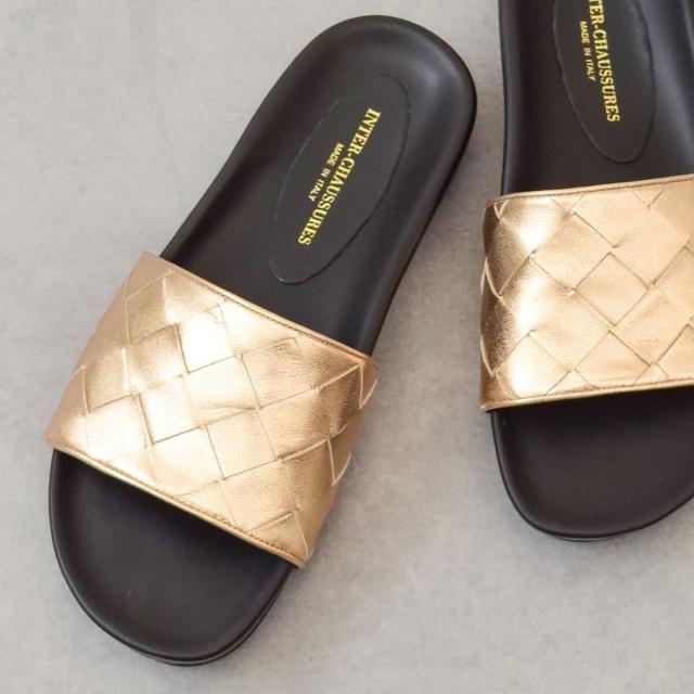 インターショシュール（INTER−CHAUSSURES）/INTER−CHAUSSURES◆イントレチャートフットベッドサンダル