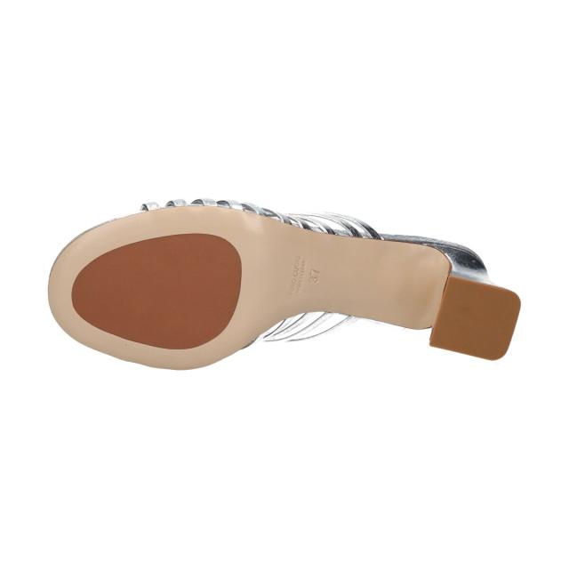 インターショシュール（INTER−CHAUSSURES）/INTER−CHAUSSURES◆5．5cmヒール◆ラウンドトウフレアヒールノットサンダル_15