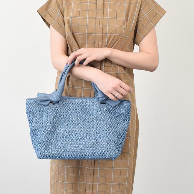 アルマトヌッティ（ALMA TONUTTI）/Alma tonutti◆レザーハンドルメッシュバッグ