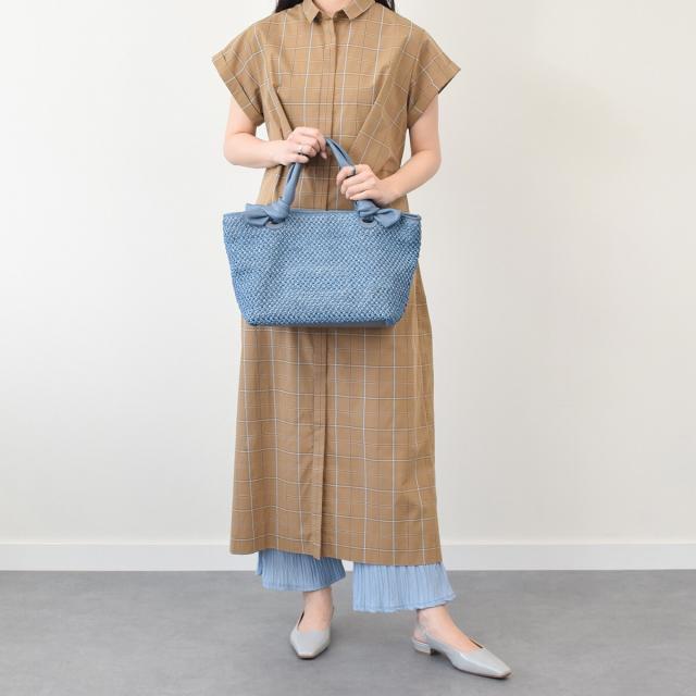 アルマトヌッティ（ALMA TONUTTI）/Alma tonutti◆レザーハンドルメッシュバッグ_3