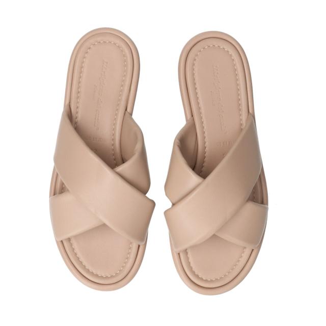 ブリジットバーキンセレクト（Bridget Birkin Select）/L’Artigiano del cuoio◆1．5cmヒール◆クロスベルトフラットサンダル その他サンダル