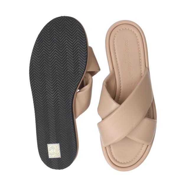 ブリジットバーキンセレクト（Bridget Birkin Select）/L’Artigiano del cuoio◆1．5cmヒール◆クロスベルトフラットサンダル その他サンダル