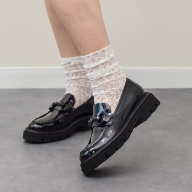 ルカ グロッシ（Luca Grossi）/LUCA GROSSI◆4．3cmヒール◆タンクソールビットローファー