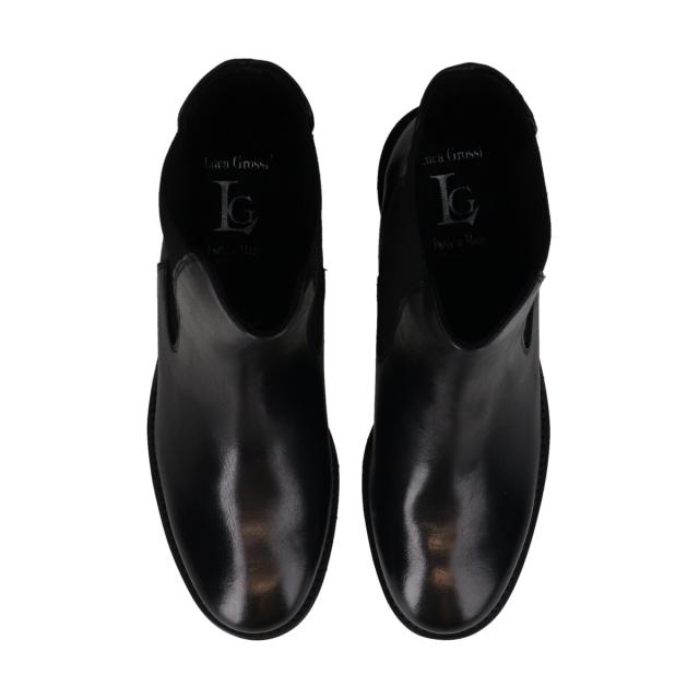 ルカ グロッシ（Luca Grossi）/LUCA GROSSI◆6．2cmヒール◆ラウンドトウミドルヒールサイドゴアブーツ