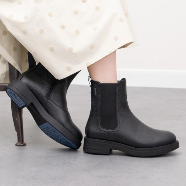 ブソラ（bussola）/bussola◆4cmヒール◆晴雨兼用インサイドジップショートブーツ