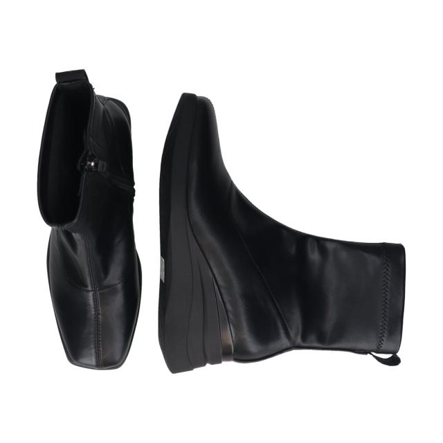 ブソラ（bussola）/bussola◇6．5cmヒール◇撥水スクエアトゥウェッジ