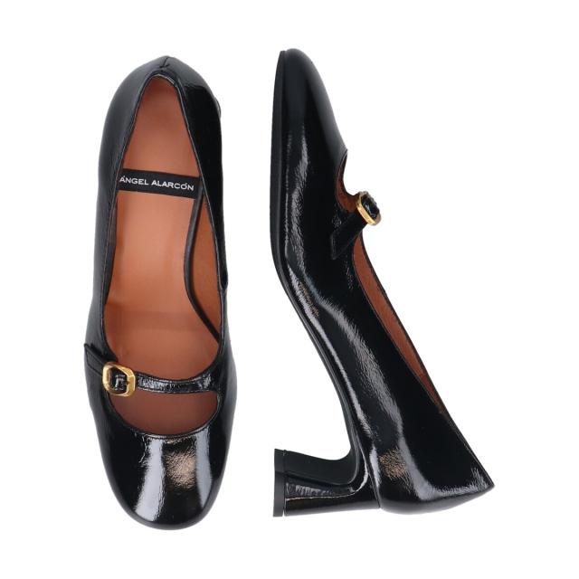 アンヘル アラルコン（ANGEL ALARCON）/ANGEL ALARCON◆5．7cmヒール◆セットバックヒールストラップパンプス_11