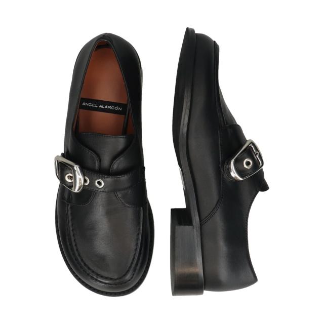 アンヘル アラルコン（ANGEL ALARCON）/ANGEL ALARCON◆オブリークトウモンクストラップシューズ アンヘル アラルコン（ANGEL ALARCON）/ANGEL ALARCON◇オブリークトウ