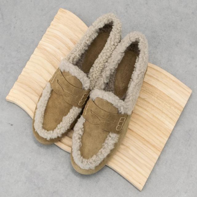 コルソローマ（CORSO ROMA 9）/CORSO ROMA 9◆1．3cmヒール◆ライニングボアフラットローファー