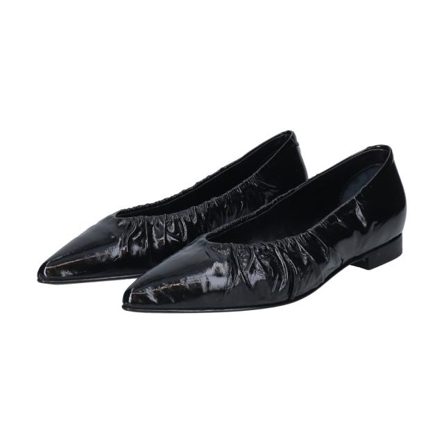 インターショシュール（INTER−CHAUSSURES）/INTER−CHAUSSURES◆1．5cmヒール◆ポインテッドトウギャザーパンプス_9