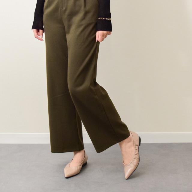 インターショシュール（INTER−CHAUSSURES）/INTER−CHAUSSURES◆1．5cmヒール◆ポインテッドトウギャザーパンプス_3