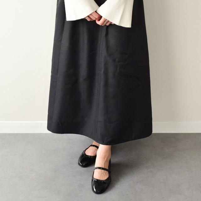 インターショシュール（INTER−CHAUSSURES）/INTER−CHAUSSURES◆0．5cmヒール◆ラウンドトウギャザーバレエシューズ_1