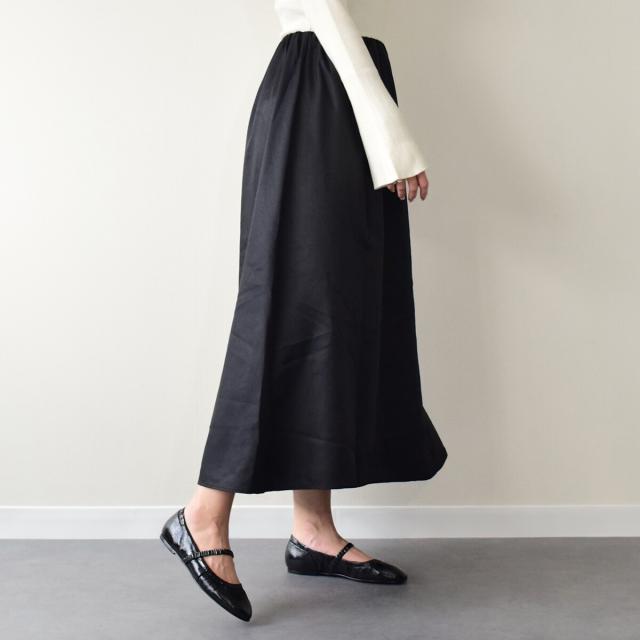 インターショシュール（INTER−CHAUSSURES）/INTER−CHAUSSURES◆0．5cmヒール◆ラウンドトウギャザーバレエシューズ_2