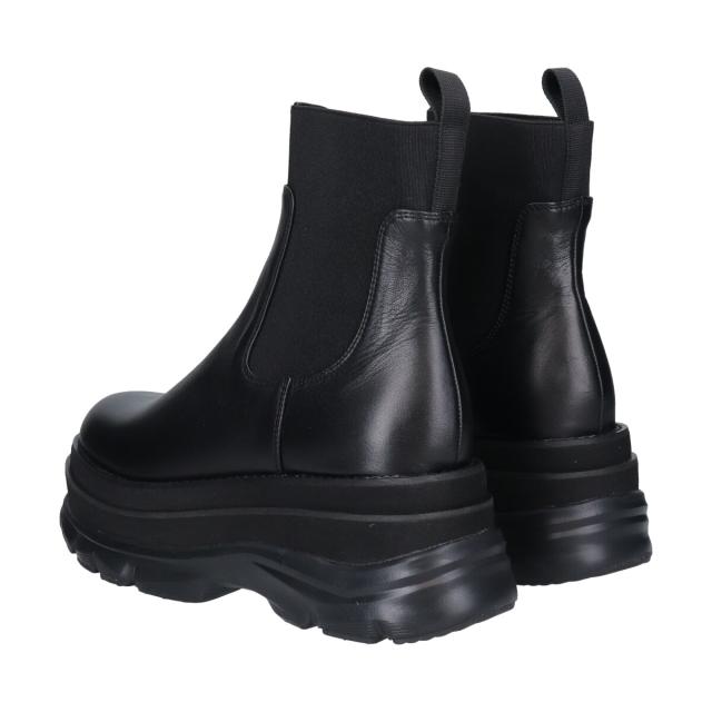 インターショシュール（INTER−CHAUSSURES）/INTER−CHAUSSURES◆7．5cmヒール◆ボリュームソールサイドゴアブーツ