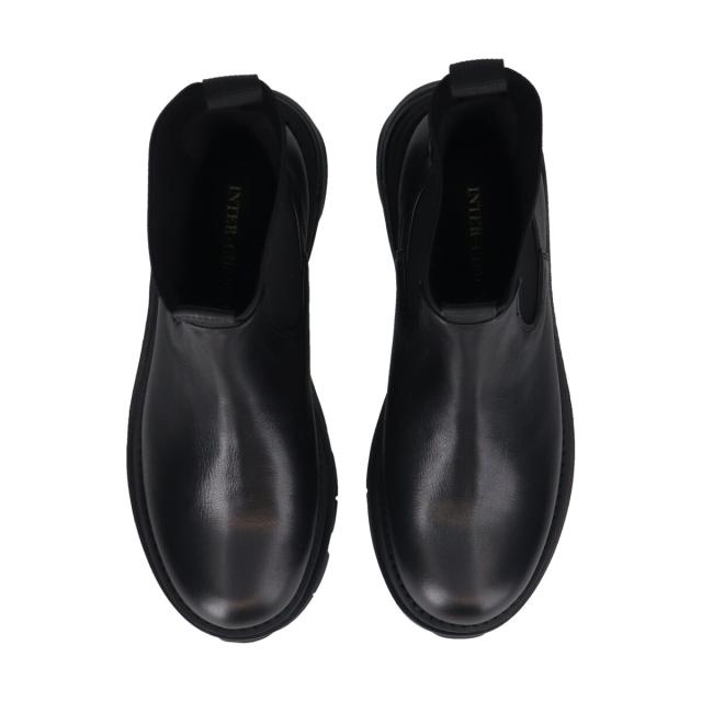 インターショシュール（INTER−CHAUSSURES）/INTER−CHAUSSURES◆7．5cmヒール◆ボリュームソールサイドゴアブーツ