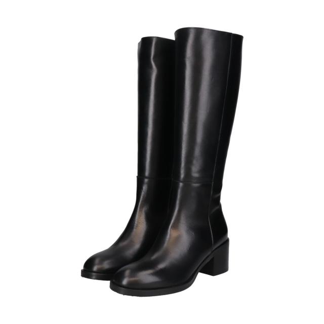 インターショシュール（INTER−CHAUSSURES）/INTER−CHAUSSURES◆5．8cmヒールラウンドトウサイドシームロングブーツ