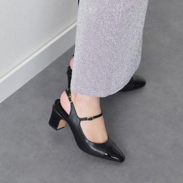 カラーノ（CARRANO）/CARRANO◇6．5cmヒール◇ワンストラップバック