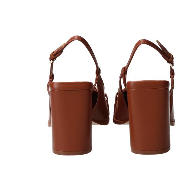 色合いノ（CARRANO）/CARRANO◆7．7糎踵◆ホースビットバックストラップパンプス