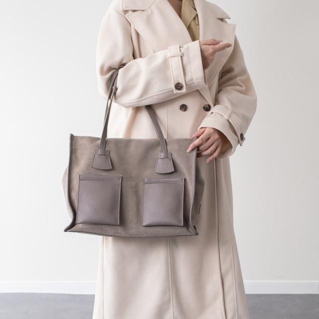 リパーニ（RIPANI）/RIPANI◆レザーハンドルスエードバッグ