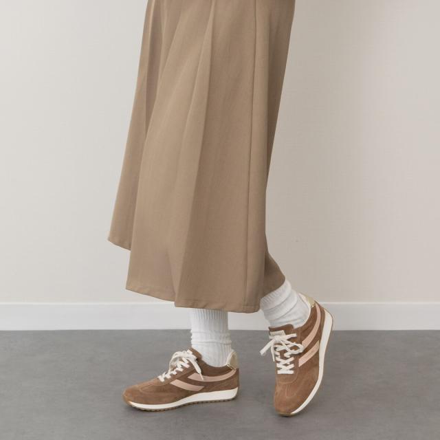 ブリジットバーキンセレクト（Bridget Birkin Select）/NeroGiardini◆2．5cmヒール◆サイドラインスエードスニーカー_2