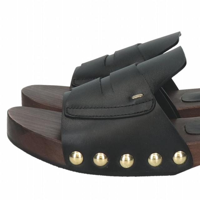 クレア シャーロット（Claire Charlotte）/Claire Charlotte◆4．2cmヒール◆レザースライドサボサンダル