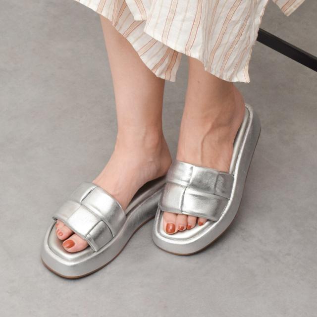 カラーノ（CARRANO）/CARRANO◆8．5cmヒール◆イントレチャートボリュームソールサンダル