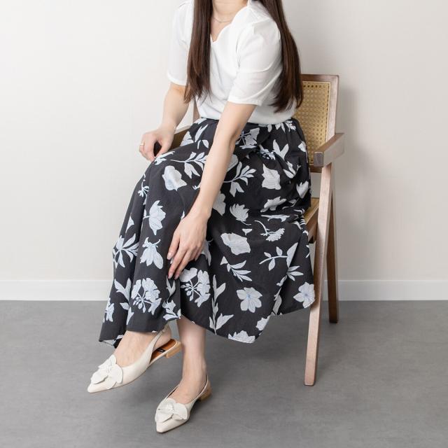 アンヘル アラルコン（ANGEL ALARCON）/ANGEL ALARCON◆1．6cmヒール◆フラワーオーナメントバックバンドパンプス_5
