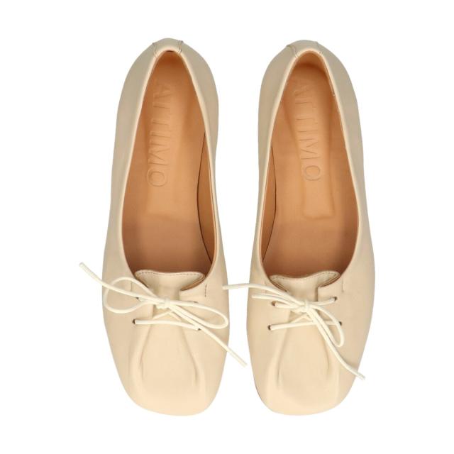 【NEW】ブリジットバーキンセレクト（Bridget Birkin Select）/ATTIMO◆1cmヒール◆レースアップバレエシューズ