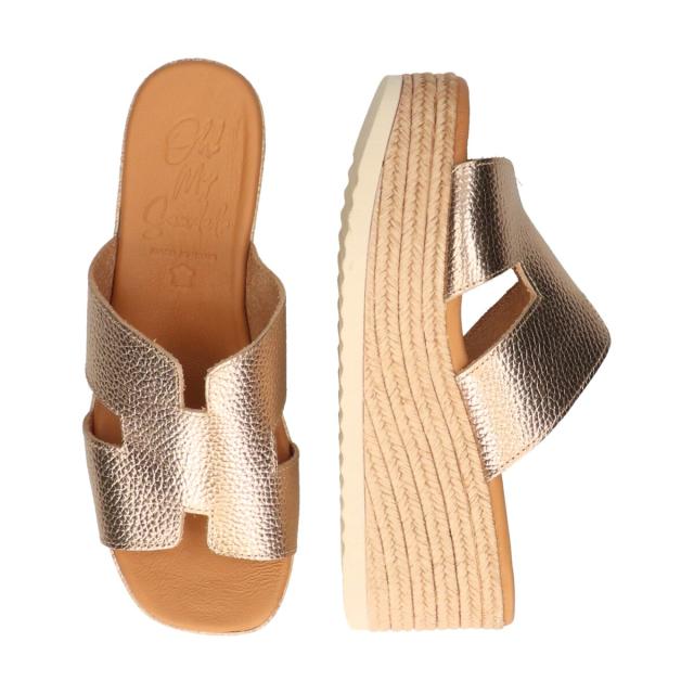 オー マイ サンダルズ（Oh my Sandals）/Oh my Sandals◆7cmヒール◆厚底ウエッジレザーサンダル_16