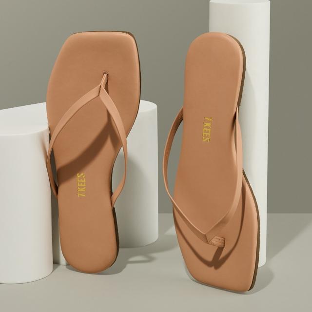 【NEW】ブリジットバーキンセレクト（Bridget Birkin Select）/TKEES◆0．5cmヒール◆スクエアトウフラットトングサンダル