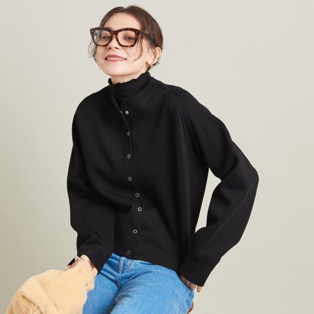 BEAUTY&YOUTH ダブルフェイス　リングボタンカーディガン BEAUTY&YOUTH UNITED ARROWS｜ダブルフェイス リングボタン
