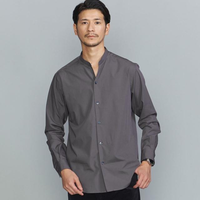 ビューティー＆ユース ユナイテッドアローズ（BEAUTY&YOUTH）/【WEB限定 WARDROBE SMART】コットン バンドカラー スキッパー シャツ_3