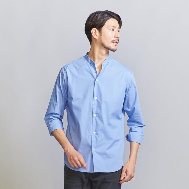 ビューティー＆ユース ユナイテッドアローズ（BEAUTY&YOUTH）/【WEB限定 WARDROBE SMART】コットン バンドカラー スキッパー シャツ_4