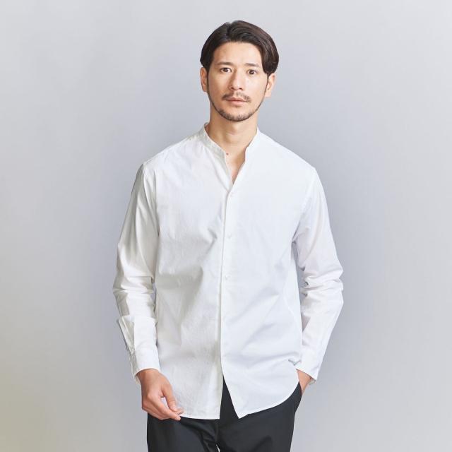 ビューティー＆ユース ユナイテッドアローズ（BEAUTY&YOUTH）/【WEB限定 WARDROBE SMART】コットン バンドカラー スキッパー シャツ_9