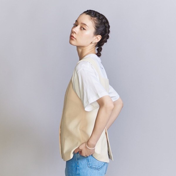 BEAUTY&YOUTH ツイード スクエアネック ベスト ビューティアンドユースユナイテッドアローズ ％OFF